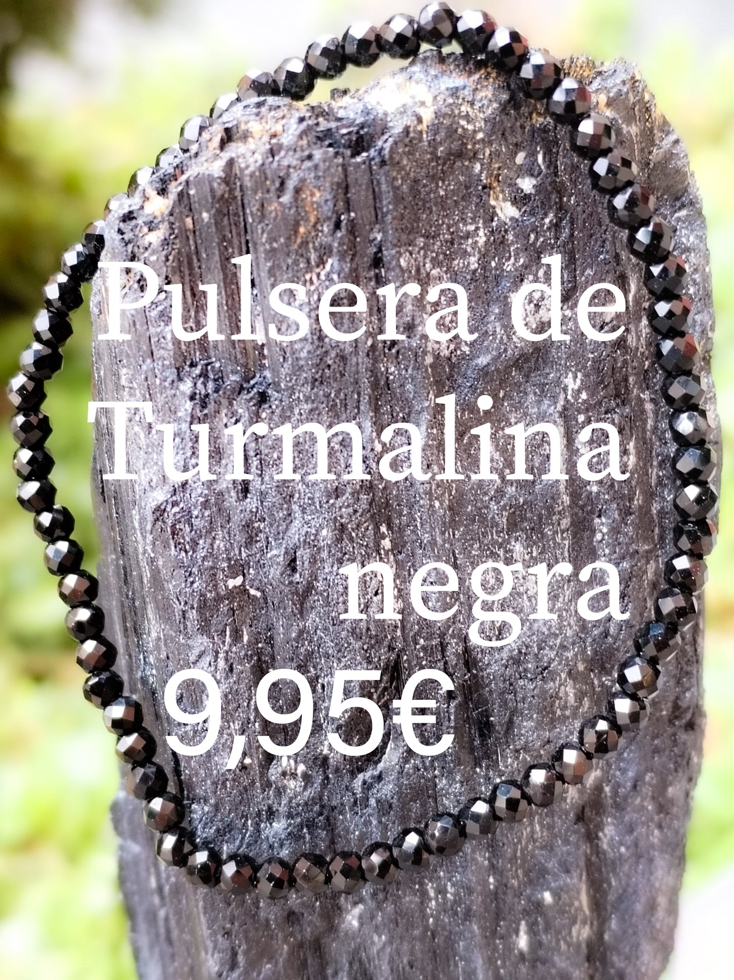 Pulsera de Turmalina tallada