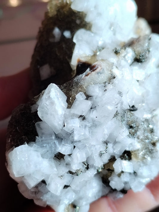Dolomita y fluorita amarilla