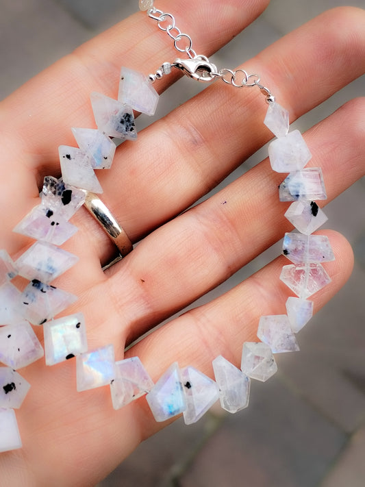 Pulsera de Piedra luna Artesanal