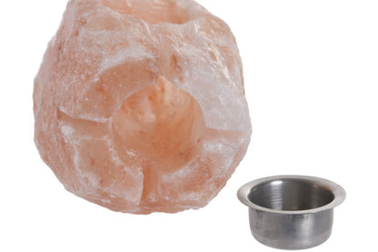 QUEMADOR SAL DEL HIMALAYA 10X10X12 CON SOPORTE MET