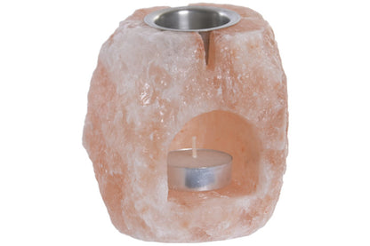 QUEMADOR SAL DEL HIMALAYA 10X10X12 CON SOPORTE MET