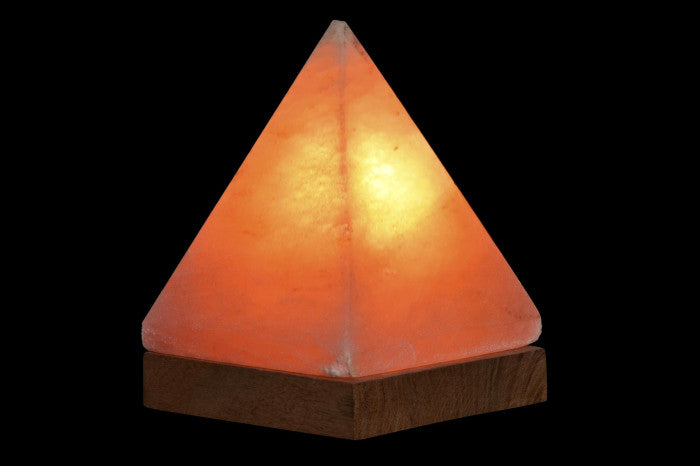 LAMPARA SOBREMESA SAL DEL HIMALAYA 13X13X18 PIRAMIDE
