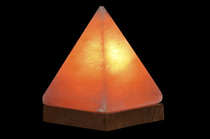 LAMPARA SOBREMESA SAL DEL HIMALAYA 13X13X18 PIRAMIDE