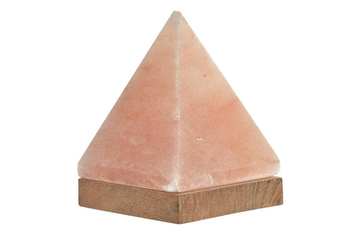 LAMPARA SOBREMESA SAL DEL HIMALAYA 13X13X18 PIRAMIDE