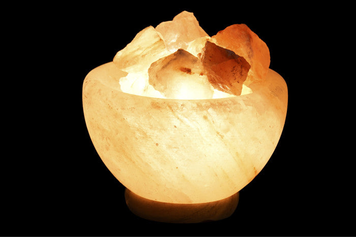 LAMPARA SOBREMESA SAL DEL HIMALAYA 15X15X12 PIEDRA