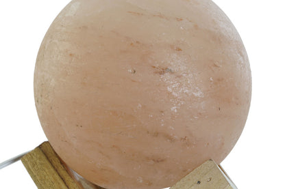 LAMPARA SOBREMESA BOLA DE SAL DEL HIMALAYA 15X15X20 3-4 KG