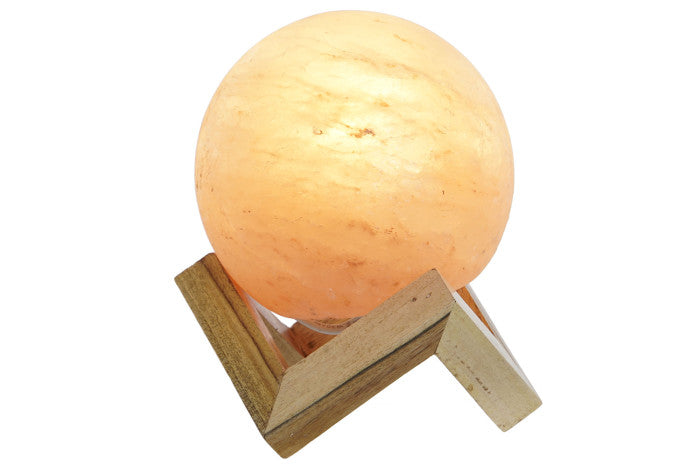 LAMPARA SOBREMESA BOLA DE SAL DEL HIMALAYA 15X15X20 3-4 KG
