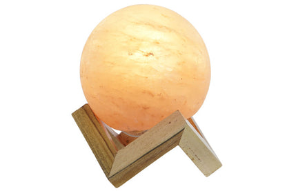 LAMPARA SOBREMESA BOLA DE SAL DEL HIMALAYA 15X15X20 3-4 KG