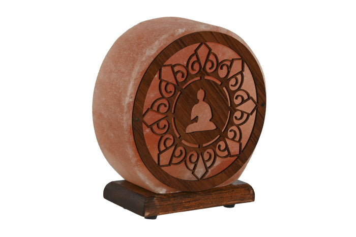 LAMPARA BUDA SOBREMESA SAL DEL HIMALAYA 16X7X18 3,5 KG,