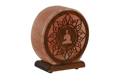 LAMPARA BUDA SOBREMESA SAL DEL HIMALAYA 16X7X18 3,5 KG,