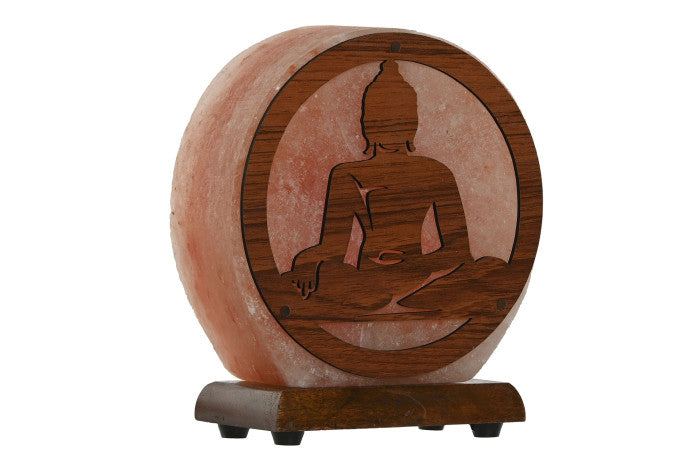 LAMPARA SOBREMESA SAL DEL HIMALAYA BUDA 16X7X18 3,5 KG,