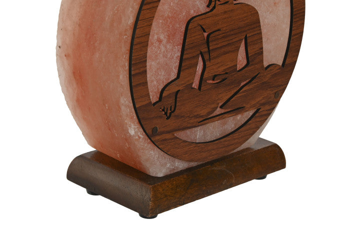 LAMPARA SOBREMESA SAL DEL HIMALAYA BUDA 16X7X18 3,5 KG,