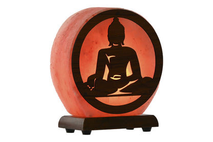 LAMPARA SOBREMESA SAL DEL HIMALAYA BUDA 16X7X18 3,5 KG,