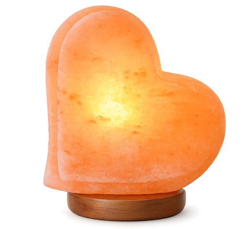 LAMPARA SOBREMESA SAL DEL HIMALAYA 18X6X23 4-5 KG. CORAZÓN