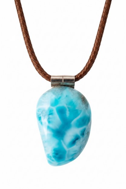 Colgante de Larimar extra de Santo Domingo