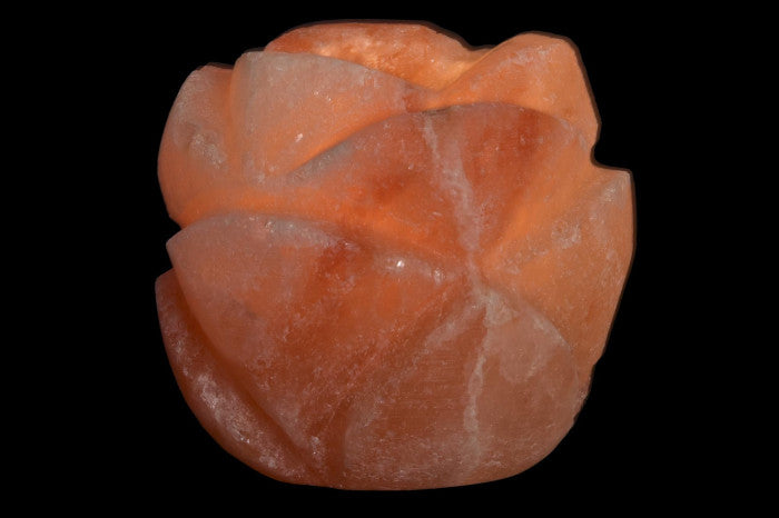 PORTAVELA FLOR SAL DEL HIMALAYA 10X10X10 PARA VELA DE TE