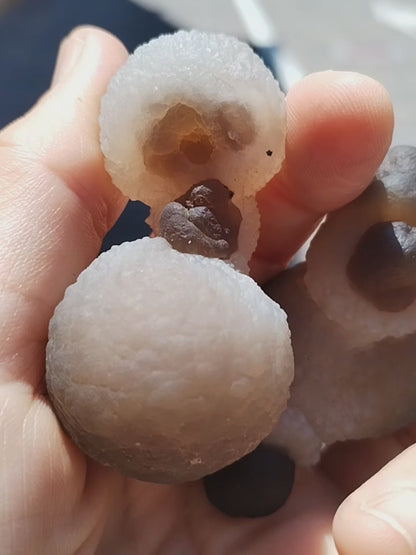 Nódulos Naturales de Ágata Botroidal