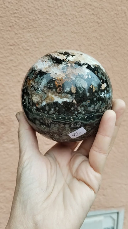 Esfera de jaspe orbicular