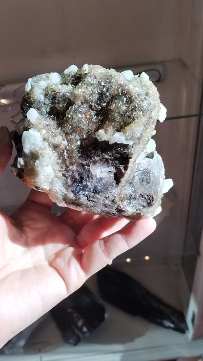 Dolomita y fluorita amarilla