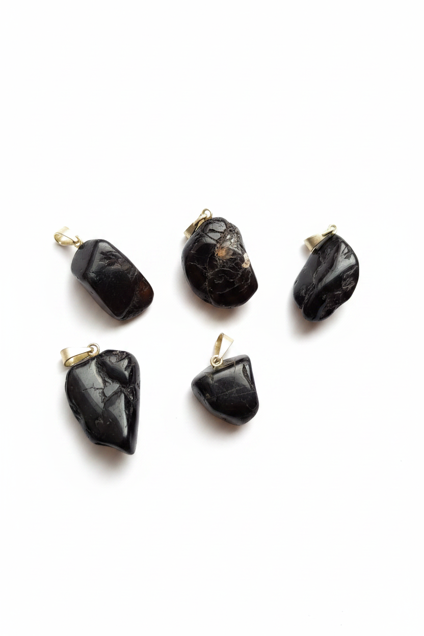 Colgante de Turmalina Pulida