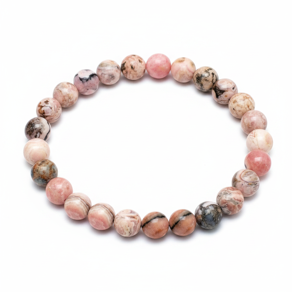 Pulsera de Rodocrosita bola 8mm