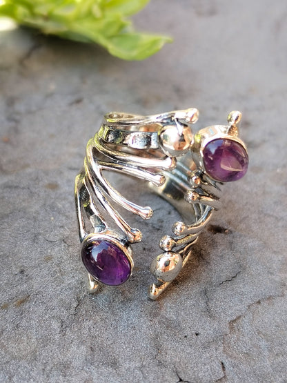 Anillo de Diseño con Minerales modelo 352149