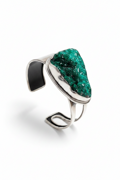 Joyería de Autor. Pulsera de Dioptasa