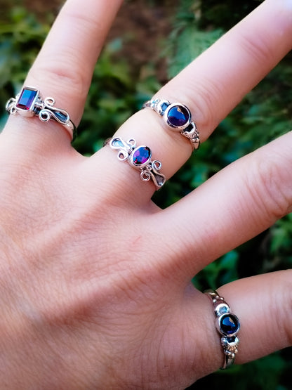 Anillos en piedras preciosas. Colección 887