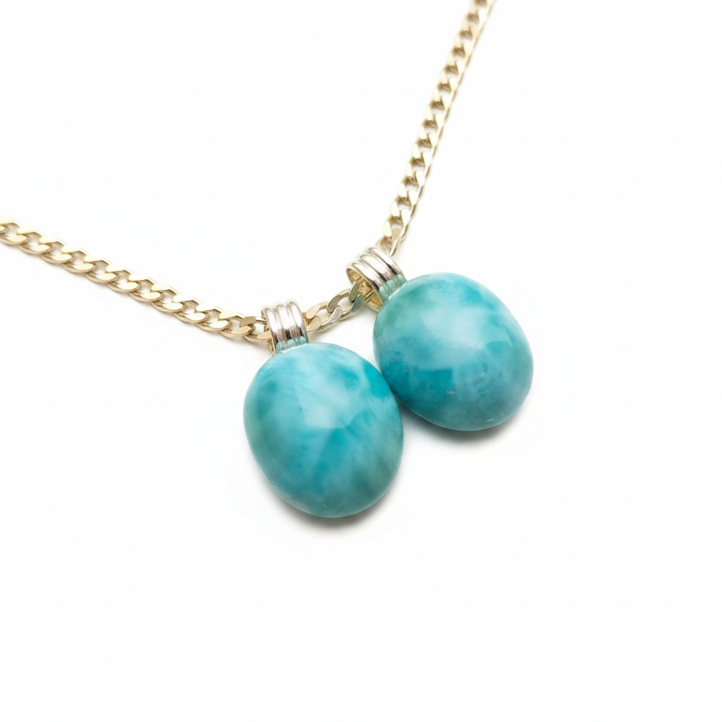 Colgante de Larimar extra