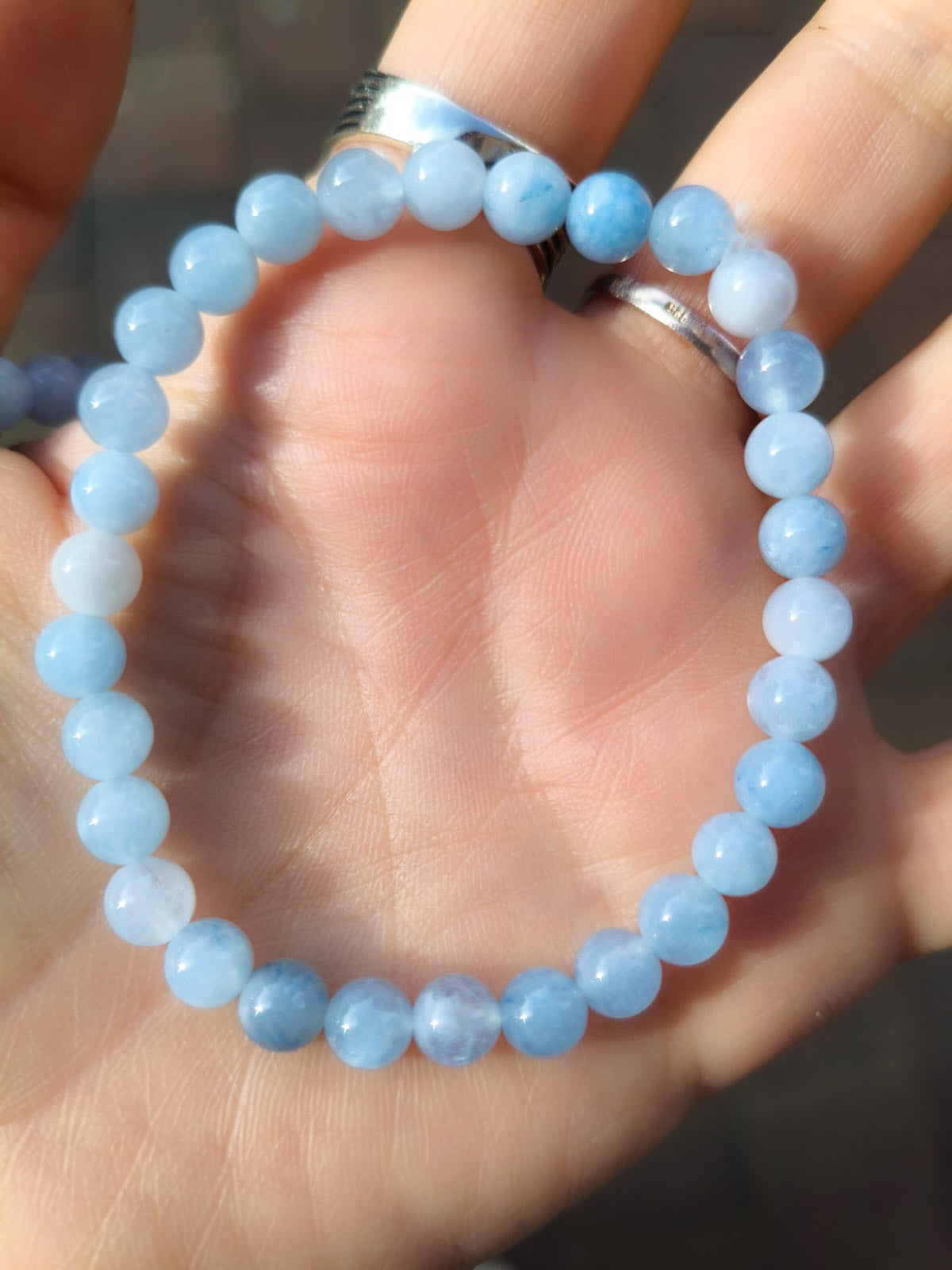 Pulsera de Aguamarina