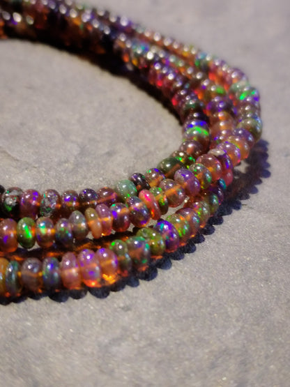 Pulsera de Ópalo Negro auténtico