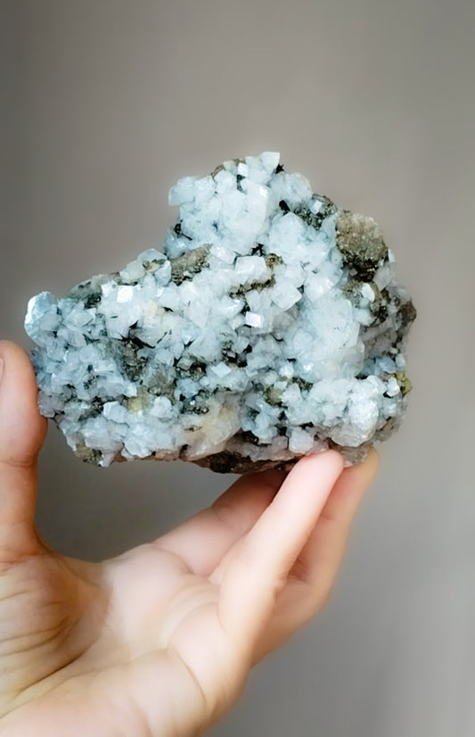Dolomita y fluorita amarilla