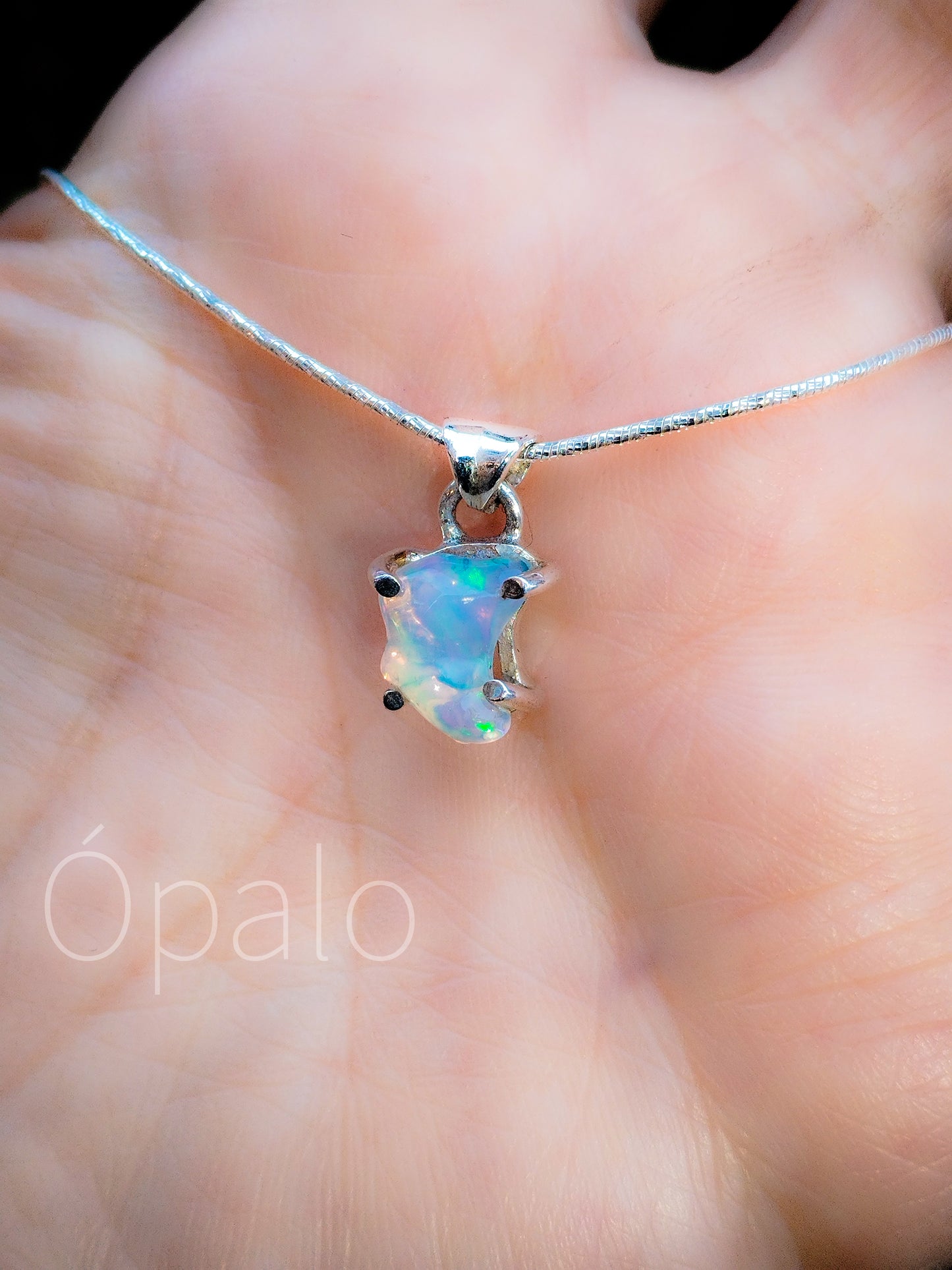 Colgante de ópalo auténtico