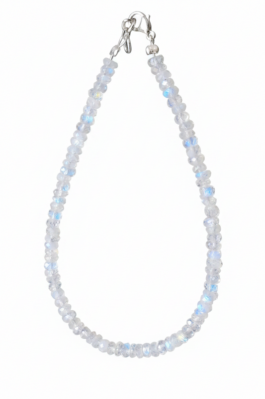Pulsera extra de Piedra luna tallada