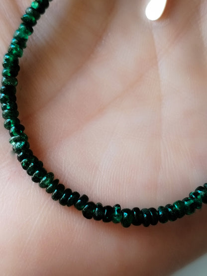 Pulsera de Esmeraldas de Zambia calidad AAA