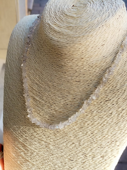 Collar de Diamantes Herkimer auténticos