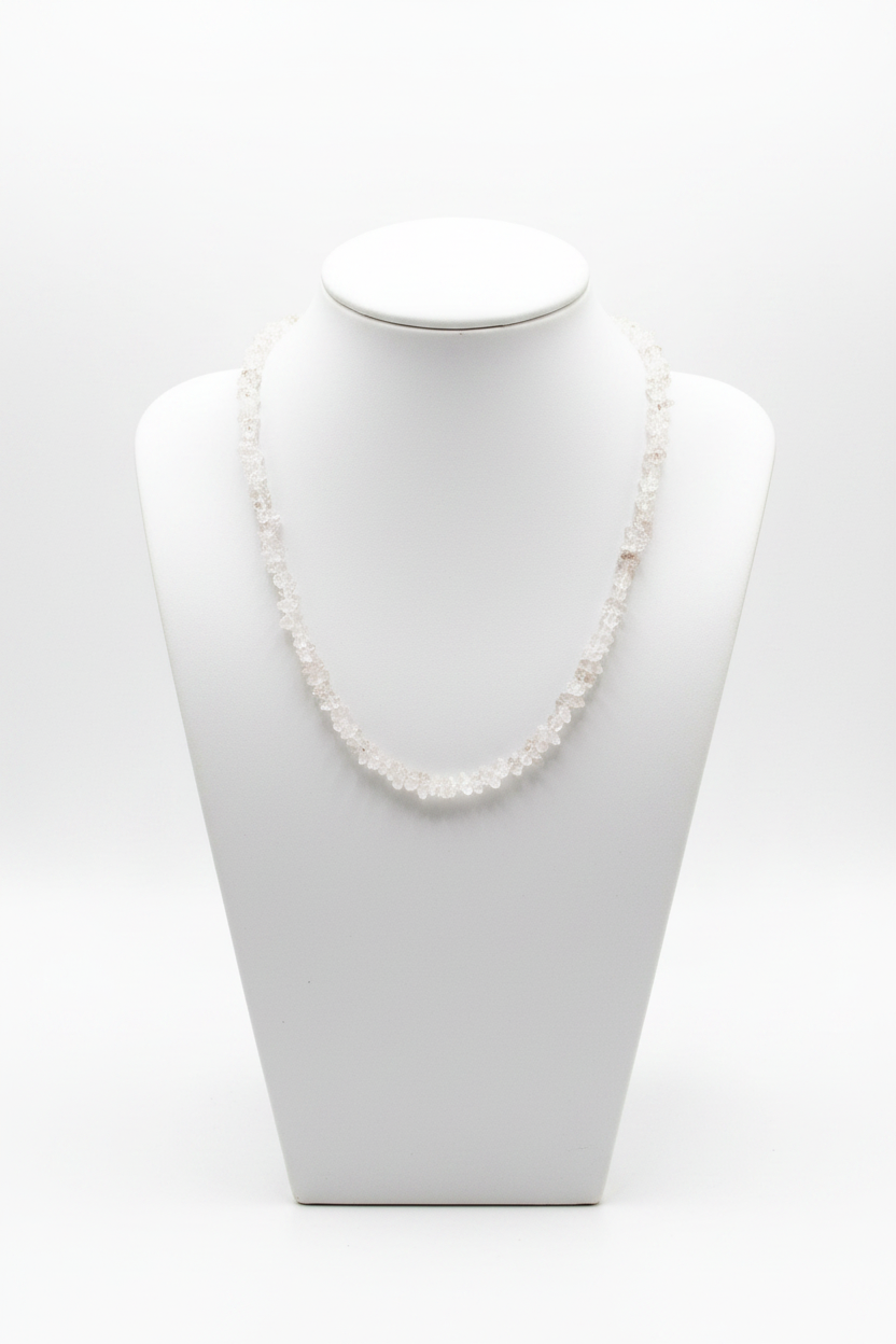 Collar de Diamantes Herkimer auténticos