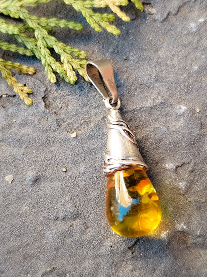 Colgante de Ámbar de Mar Báltico