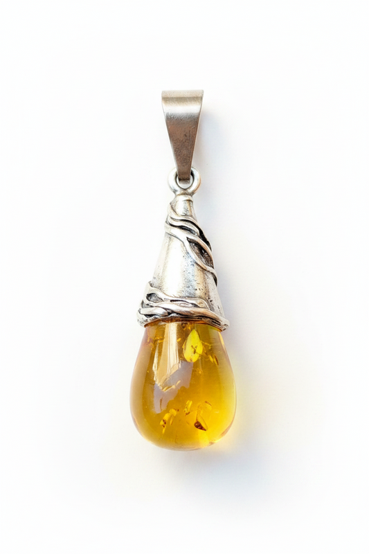 Colgante de Ámbar de Mar Báltico