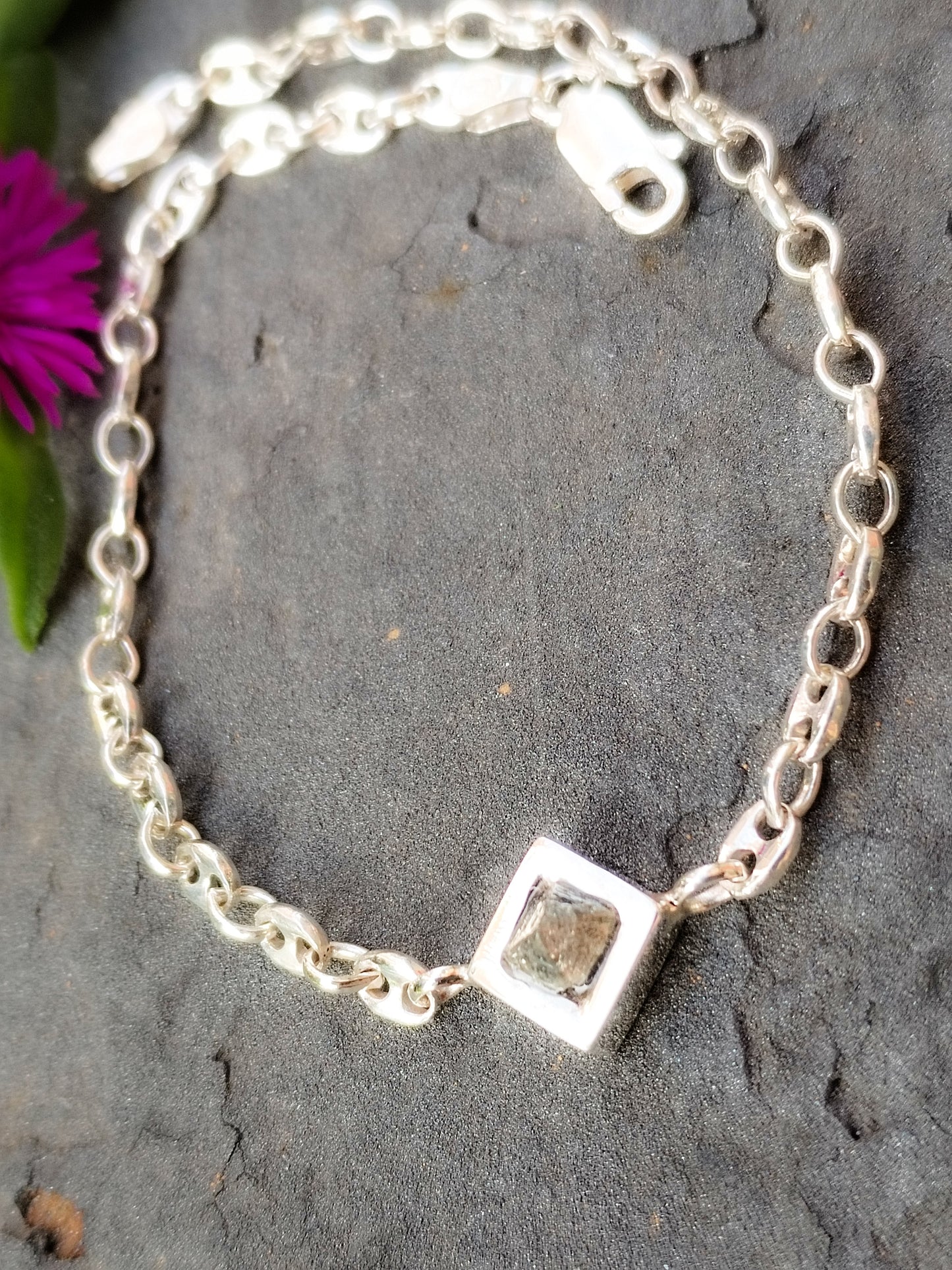 Pulsera de Diamante auténtico