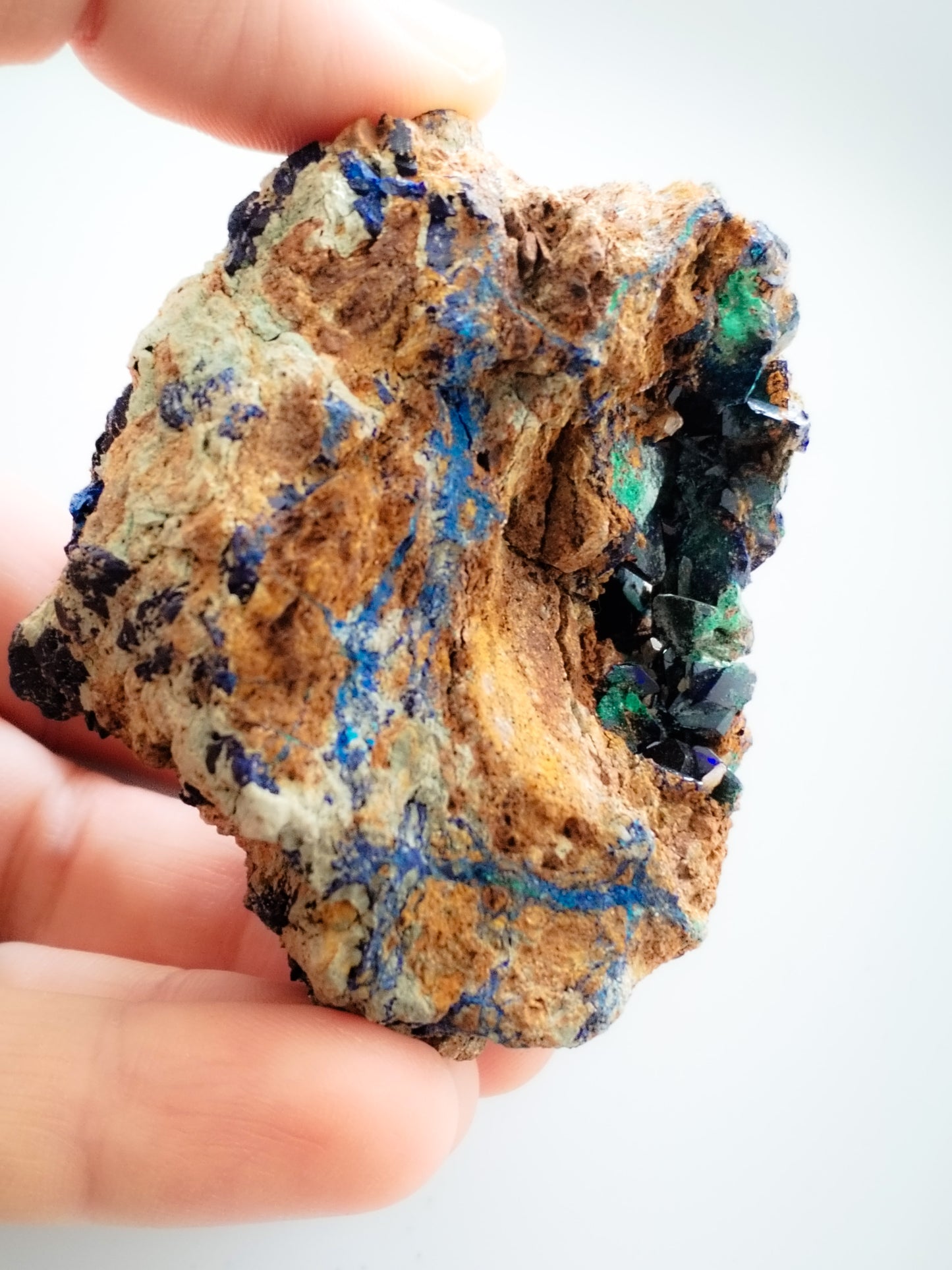 Azurita de Marruecos Cristalizada