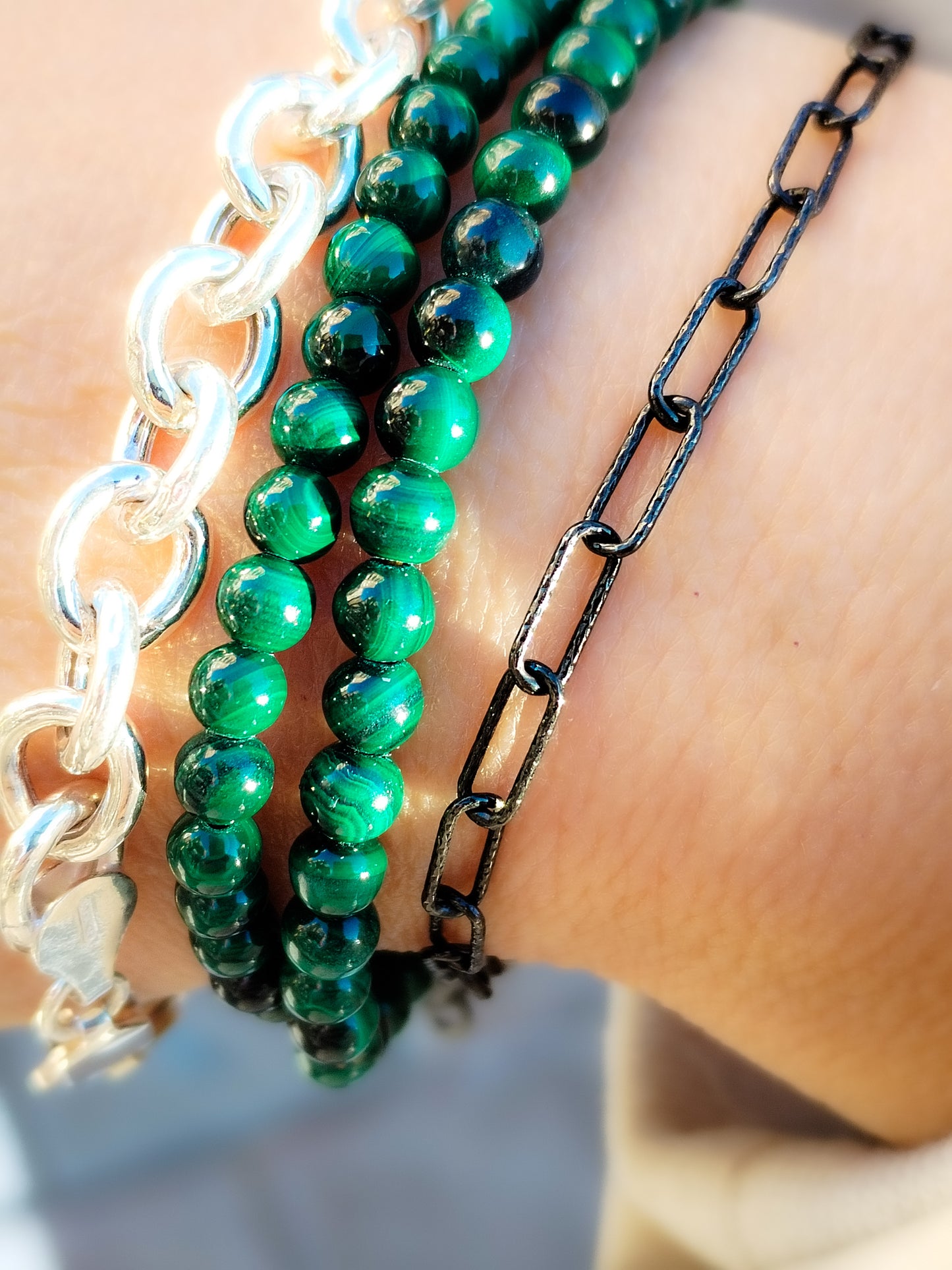 Pulsera de Malaquita