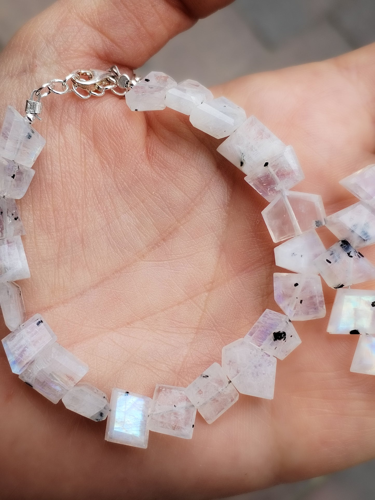 Pulsera de Piedra luna Artesanal