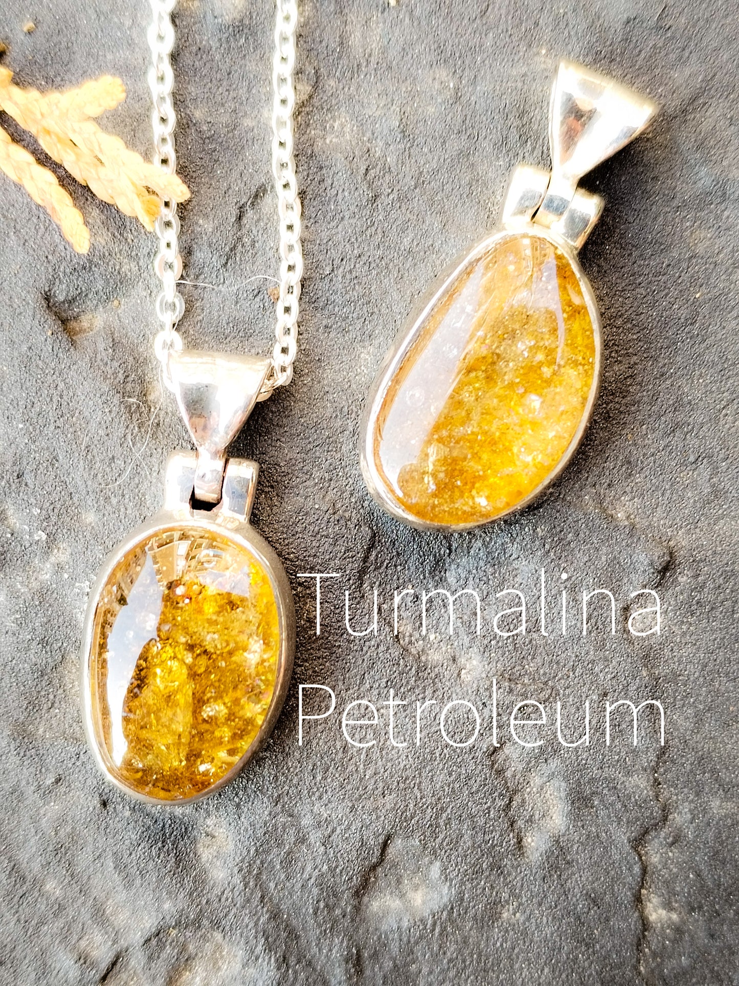 Colgante de Turmalina Amarilla