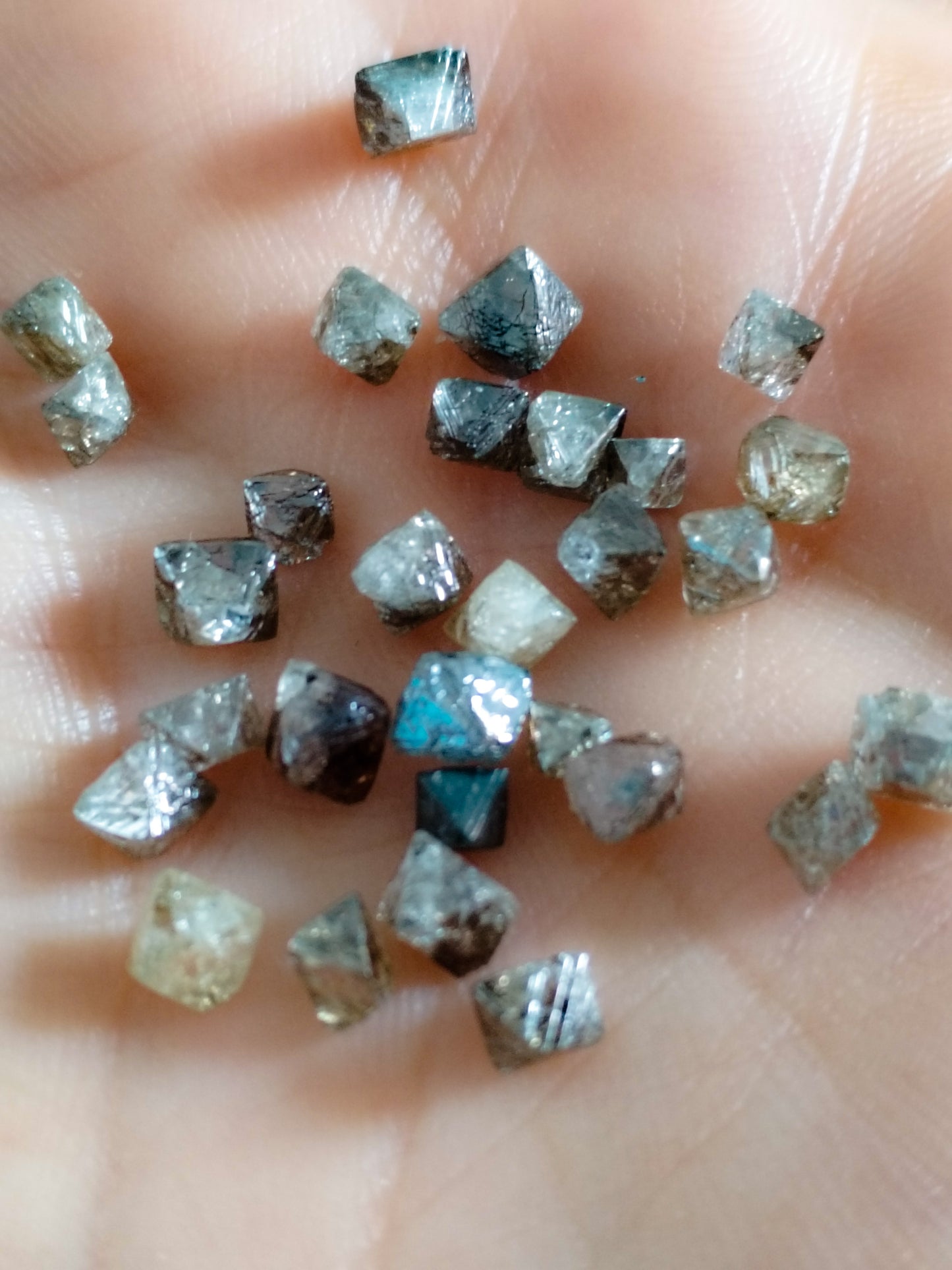 Diamante Cristalizado Auténtico con certificado