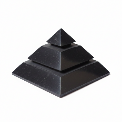 Shungita SÚPER OFERTA pirámide Saqqara 7cm
