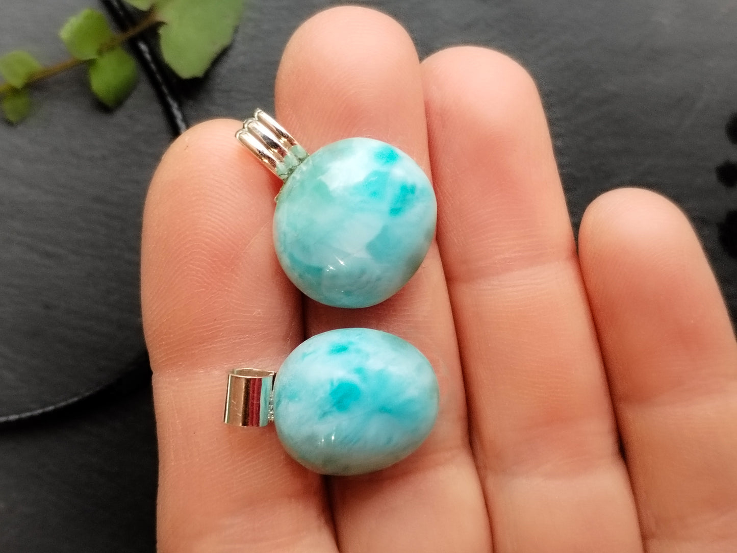 Colgante de Larimar extra