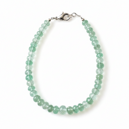 Pulsera de Aguamarina tallada extra