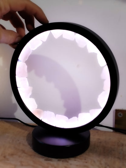 Lámpara de Cuarzo Rosa