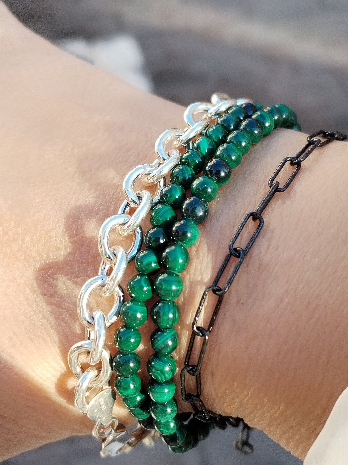 Pulsera de Malaquita